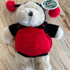 NWT Starbucks Bearista Ladybug Bear Collectible